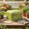 Waterproof Seed Organizer Metal Sorting Box Nordic Style Storage Container  Garden