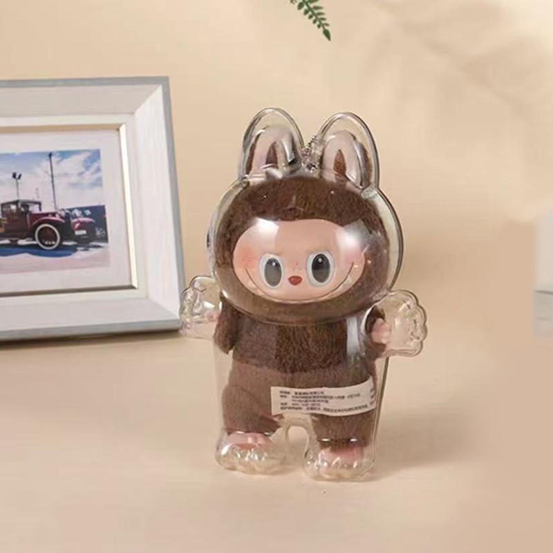 Transparent Protective Storage Case Plush Dolls Display Bag Portable Clear Organizer Box Thickened Dolls Bag