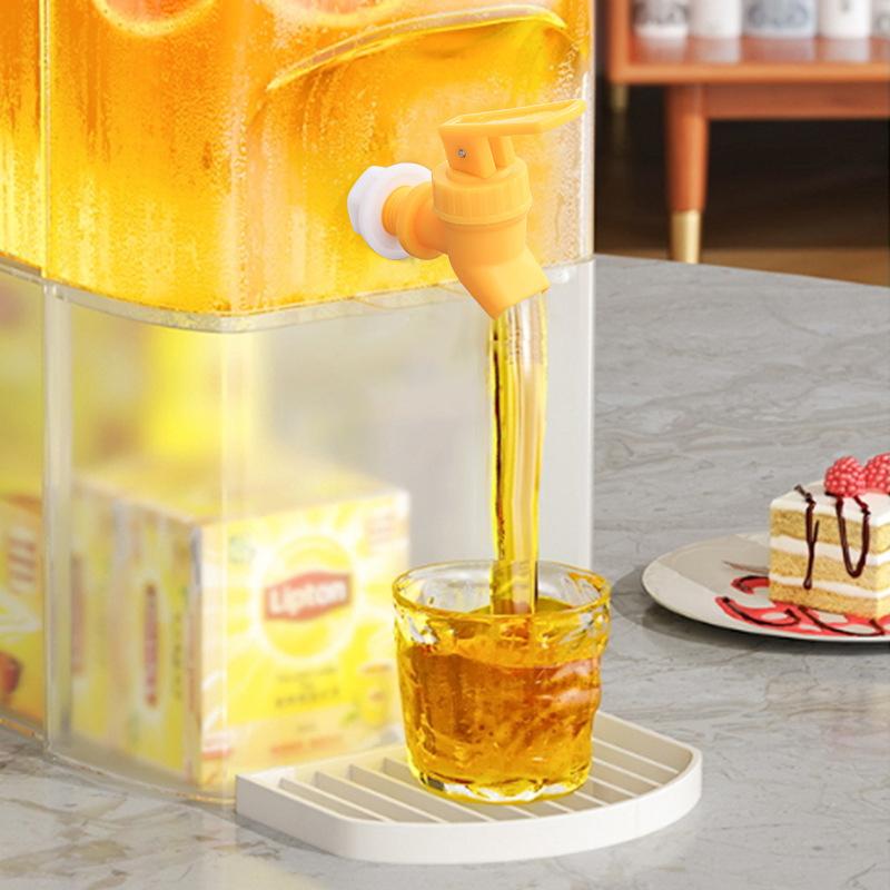 Press Type Juice Bucket Beverage Can Plastic Tap Gebotteld Water Dispenser Wire Diameter Spigot Crane Bibcocks 15Mm Nozzle