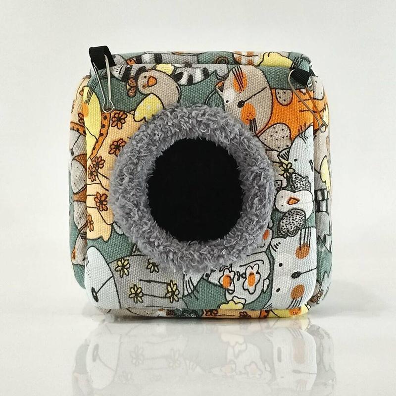 Winter Cotton Nest for Guinea Pig Tiger Bark Peony Parrots Literary Bird Pearl Bird Black Wind Squirrel Honey Bag Pet Supplies