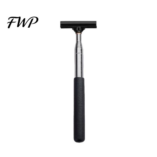 Rearview Mirror Wiper Side Squeegee, Car Cleaning Brush, Telescopic Exterior Cleaner Multi-purpose Brush for Wiping Defogging, Portable Snow