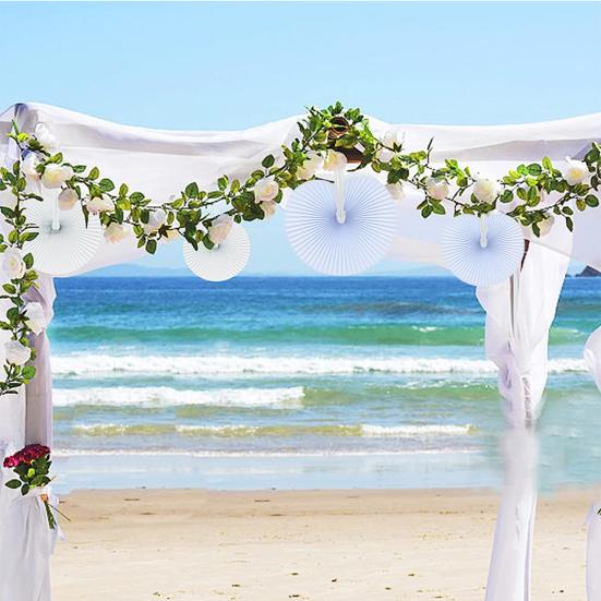 5 шт., складной веер с сердцем любви, белая бумага, сделай сам, портативный летний ручной круглый веер, танцевальное представление, реквизит для фотосессии, свадебный подарок на День святого Валентина