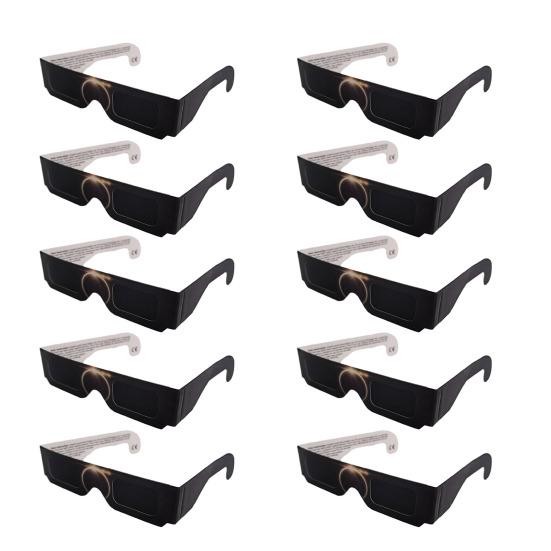 Professional Sun Glasses Solar Eclipse Glasses UV IR Filter Sun Glasses Adults Safe Shades for Direct Sun Viewing
