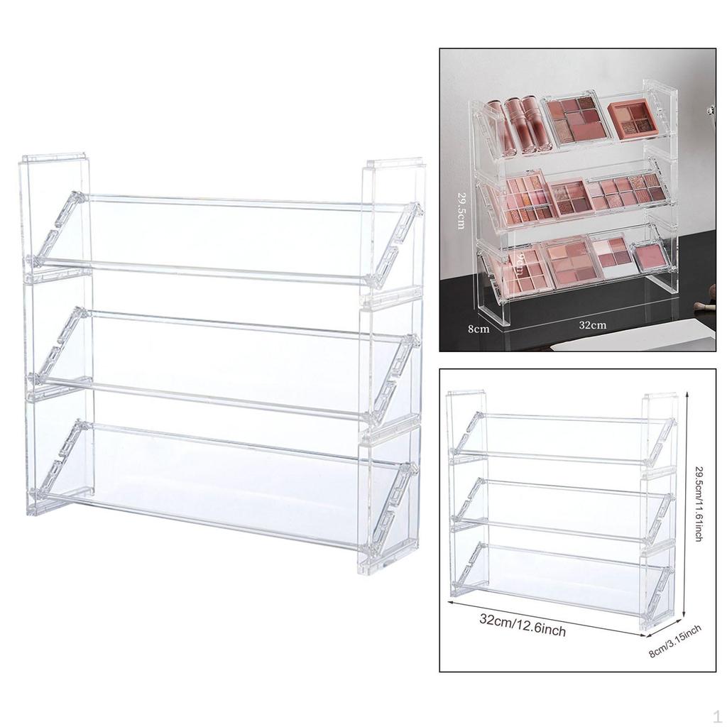 Прозрачный органайзер для хранения косметики, держатель для помады для ювелирных изделий