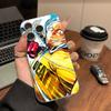 Аниме Японский Классический ONE P-PUNCH-MANS Чехол из ТПУ Силикона Для IPhone 11 12 13 14 15 16 17 Pro Max Ударопрочный Прозрачный Задний Чехол