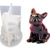 Handmade Molds French Bulldog Shape Silicone Chocolate Crystal Epoxy Mould Dessert Decor Baking Accessories Small Tools Supplies