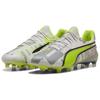 Puma King Ultimate FG AG Forever Pack Men Sneakers Grey Feather-Grey Electric-Lime 108426-01