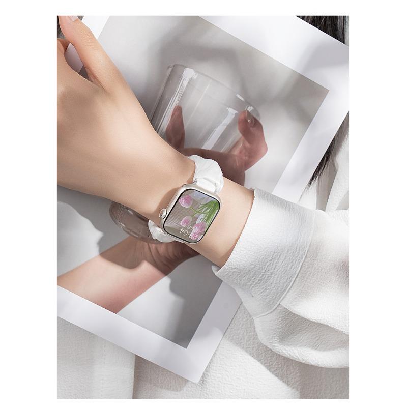 INS Шифоновый Ледяной Шелк Эластичный Ремешок-Скранч для Samsung Galaxy Fit3 SM-R390 Тонкий Девичий Браслет-Петля для Galaxy Fit 3