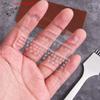 (YOUU06)Прозрачная 4 мм Утолщенная Линейка-Циркуль Акриловая С Закругленными Концами Для Разметки Кожи Вспомогательный Ручной Инструмент