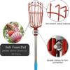 Fruit Picker Portable Anti-stretch Metal Material with Basket and Pole High-altitude Fruit Picker Picking Home Garden Supplies
