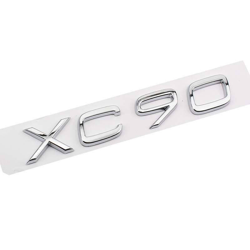 Car 3D ABS Chrome Decal Sticker For Volvo XC40 XC60 XC90 Car Rear Trunk Letters Logo Replace Badge Emblem Stickers Accessories