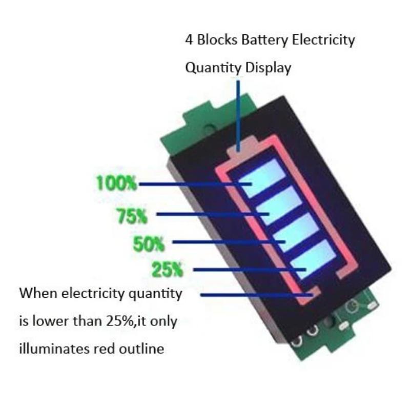 1S-8S 1S/2S/3S/4S/6S одиночный модуль индикатора емкости литиевой батареи 3,7 В 4,2 В тестер мощности аккумулятора электромобиля литий-ионный