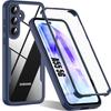 Case - for Samsung Galaxy A55 5G - Full Protection - Soft TPU - Hard PC - Navy Blue