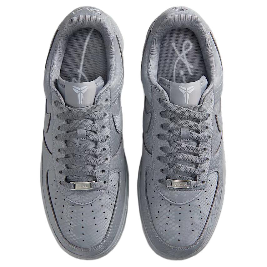 Кобе Брайант x Nike Air Force 1 Low Cool Grey Мужские Кроссовки Серый Волк IB0018-004