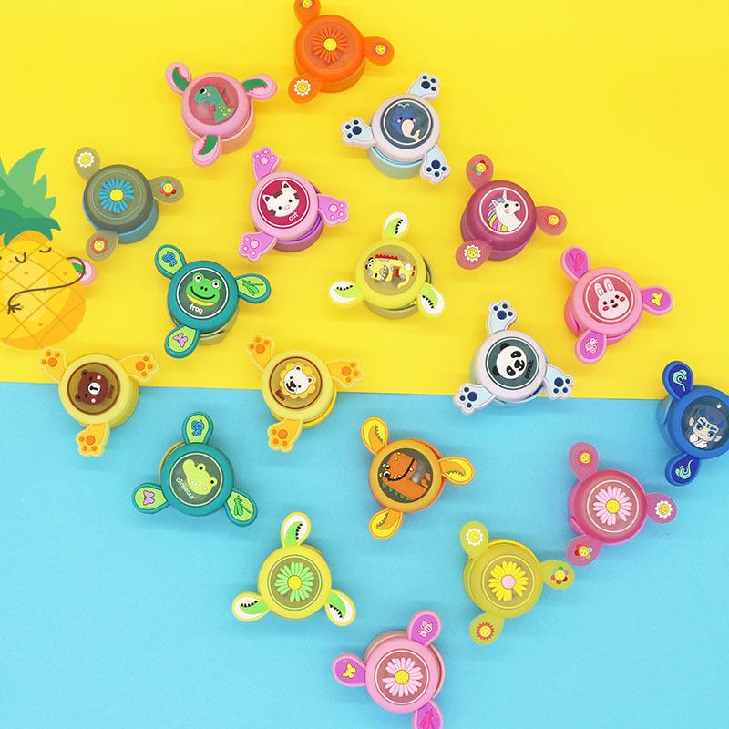 Светящийся браслет вращающийся защелкивающийся светящийся гироскоп слэп-часы для детей