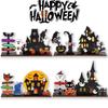 3D Ghost Castle Desktop Ornament Cartoon Halloween Decoration Stand  Scene Layout