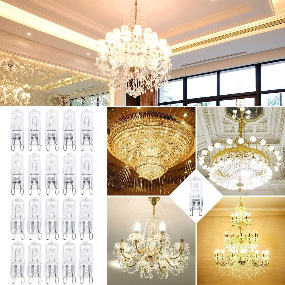 10 шт. Галогенные лампы 25 Вт/40 Вт/60 Вт 220 В Теплый белый Новая хрустальная лампа Холодильники