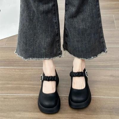 Женские туфли-лодочки с круглым носком для женщин, повседневные туфли на среднем каблуке, Beau Today, весенняя обувь, оптовая продажа, скидка, акция, горячая распродажа