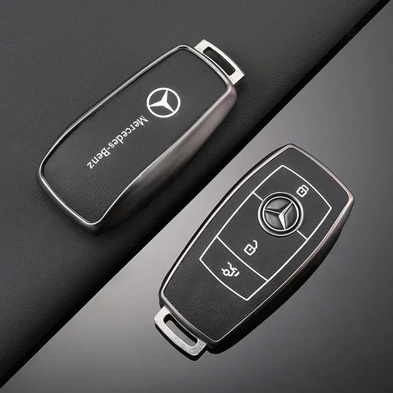 AAVI1 Fashion TPU Car Smart Remote Key Case Fob Cover Shell For Mercedes Benz A C E S G Class GLC CLE CLA W177 W205 W213 W222 X167 AMG