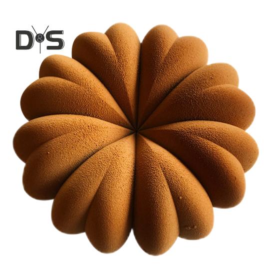 Форма для торта с тыквой на Хэллоуин, легко снимается с антипригарным покрытием, удобна в очистке, пищевая кухонная силиконовая форма для торта