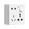 International Electrician 86-Type Surface-Mounted Socket CN plug (adapter included)