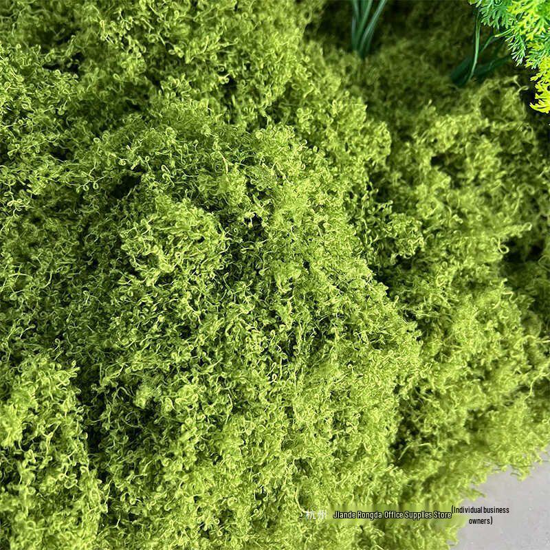 Искусственный шерстяной моховой газон для ландшафтного дизайна и декора