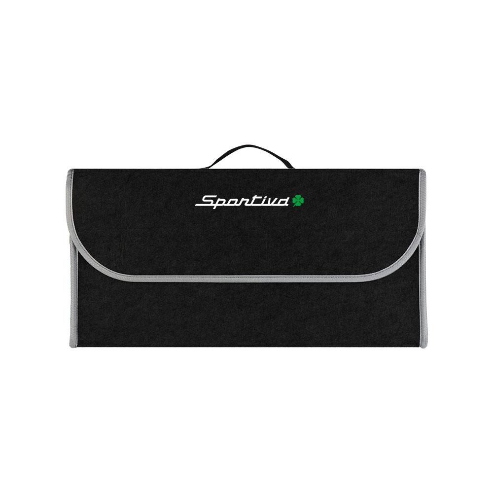 DYSA7 1pc Anti Slip Soft Felt Storage Box Car Trunk Organizer Foldable Box For Alfa Romeo Giulietta GT 159 147 Sportiva Accessories