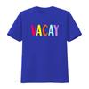 T shirt for Women Colorful and Fun Vacay Mode Vacation Traveler Summer  Top Black X Large vintage Washed Top For Everyday Wear