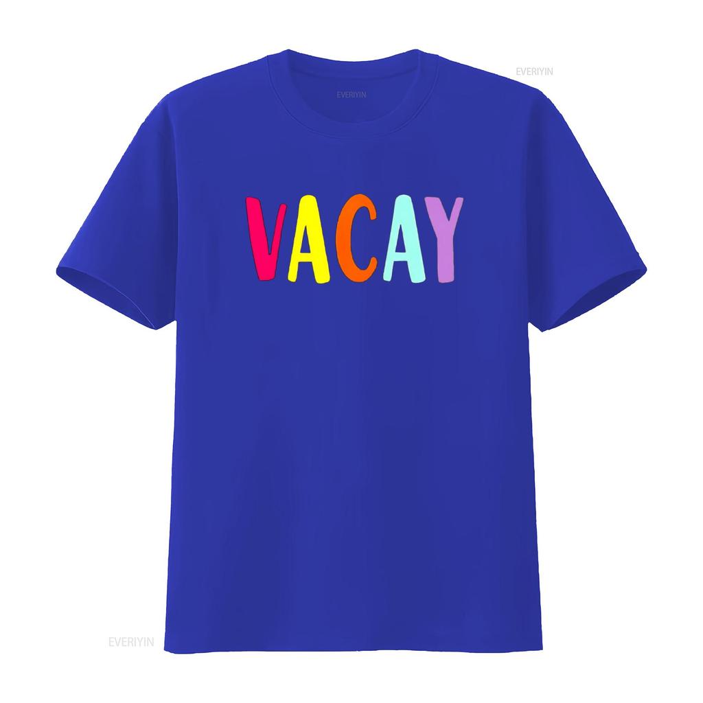 T shirt for Women Colorful and Fun Vacay Mode Vacation Traveler Summer  Top Black X Large vintage Washed Top For Everyday Wear