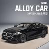 1:24 Игрушки Миниатюрные Модели Автомобилей BMW 5 Серии 530Li Из Сплава Литье Под Давлением Открывающиеся Двери Машинки с Инерционным Механизмом Идеальные Подарки для Детей