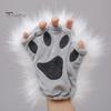 1 Pair Winter Gloves Wolf Paws Foxes Claws Mittens Friendly To Skin Thermal Insulation Gloves Party Cosplay Costume