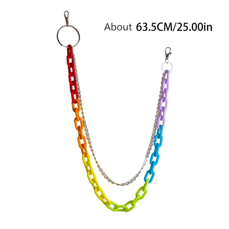 Кошелек Цепочка на Штаны Хип-Хоп Рок Цепочки Карманная Цепочка для Кошелька Штанов Джинсов Готика