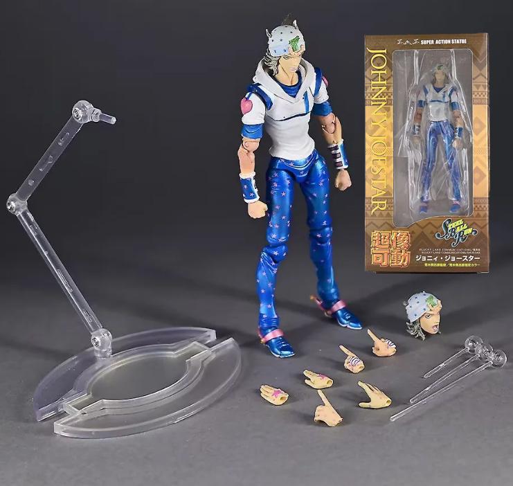15cm Anime Action Figure Johnny Joestar Gyro Zeppeli Jojo'S Bizarre Adventure Collection High Quality Model Festival Gifts