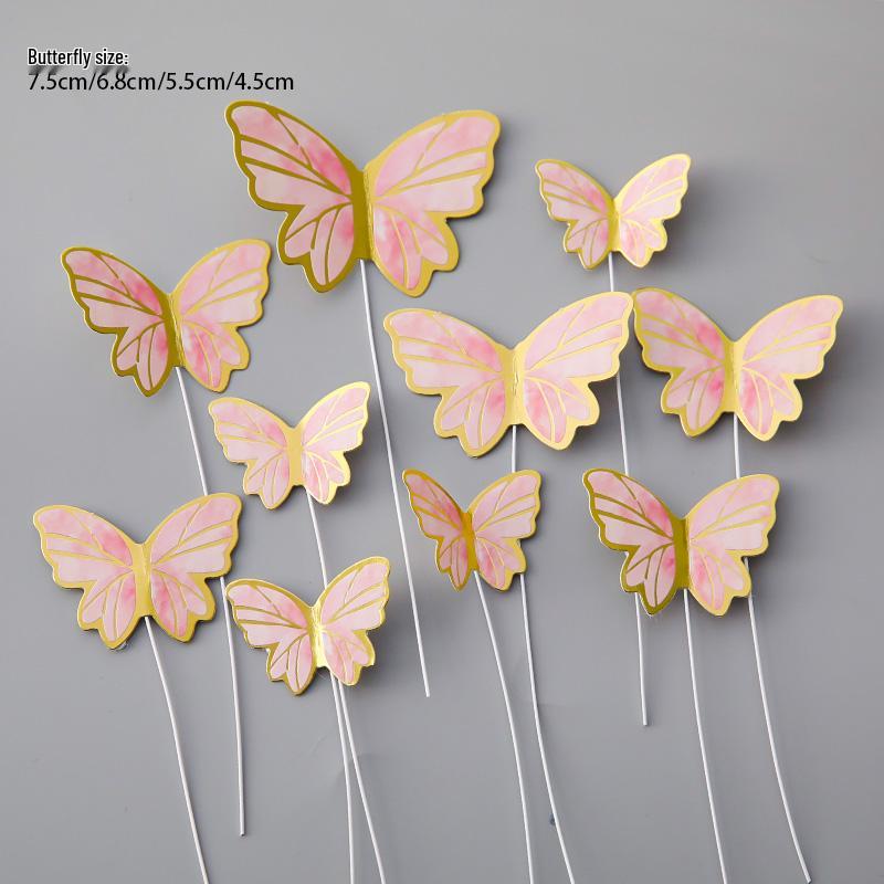 Pink Themed Cake Decor: Heart & Cloud Balloons with Insert Cards for Birthday Parties