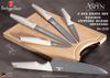 BERLINGER HAUS Aspen BH-2838 6-piece knife and board set