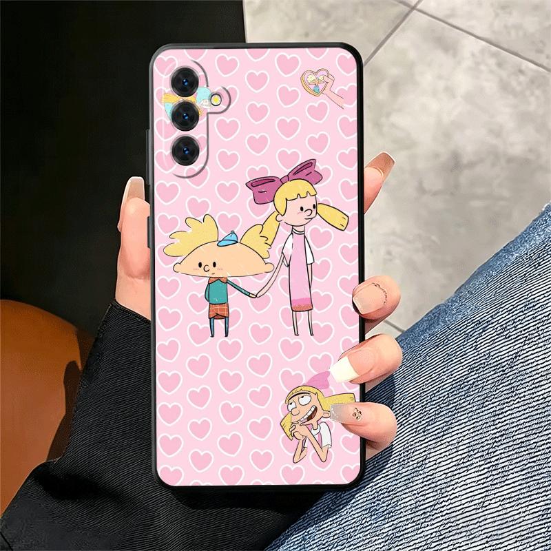 Мультяшный чехол для телефона Хей Арнольд Хельга Мягкий для Samsung A17 A37 A57 A16 A26 A36 A56 A15 A25 A35 A55 A14 A24 A34 A54 A13 A23 A33 A53