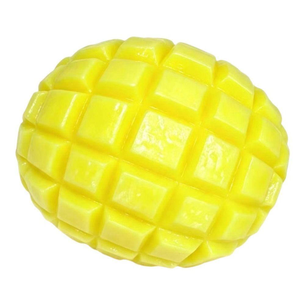 Crunchy Crackling Mango Squishy Toy Sound Effects Realistic Fruits Pinch Office Desk Toy