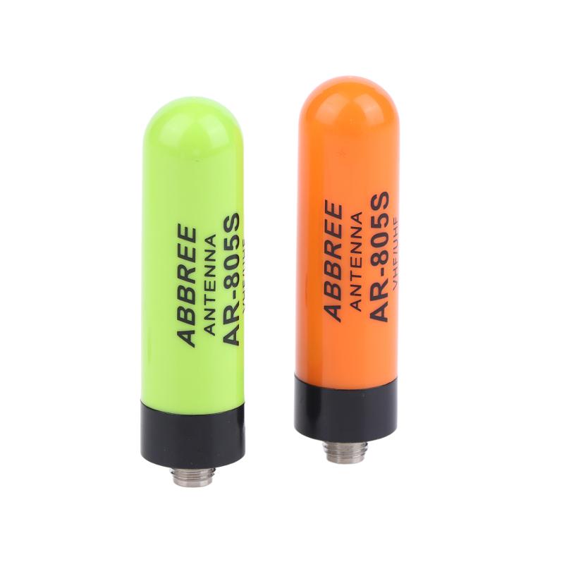 Abbree Ar-805S Мини-антенна для рации Sma-Female Двухдиапазонная Uhf Vhf Высокоусиленная для Uv-5R Mini Uv-21 Pro Любительского радио