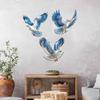 3 шт. Деревянный декор стены в виде чайки Прибрежный Пляжный Морской Настенное искусство Реалистичные Морские птицы Украшение для дома Спальни Гостиной