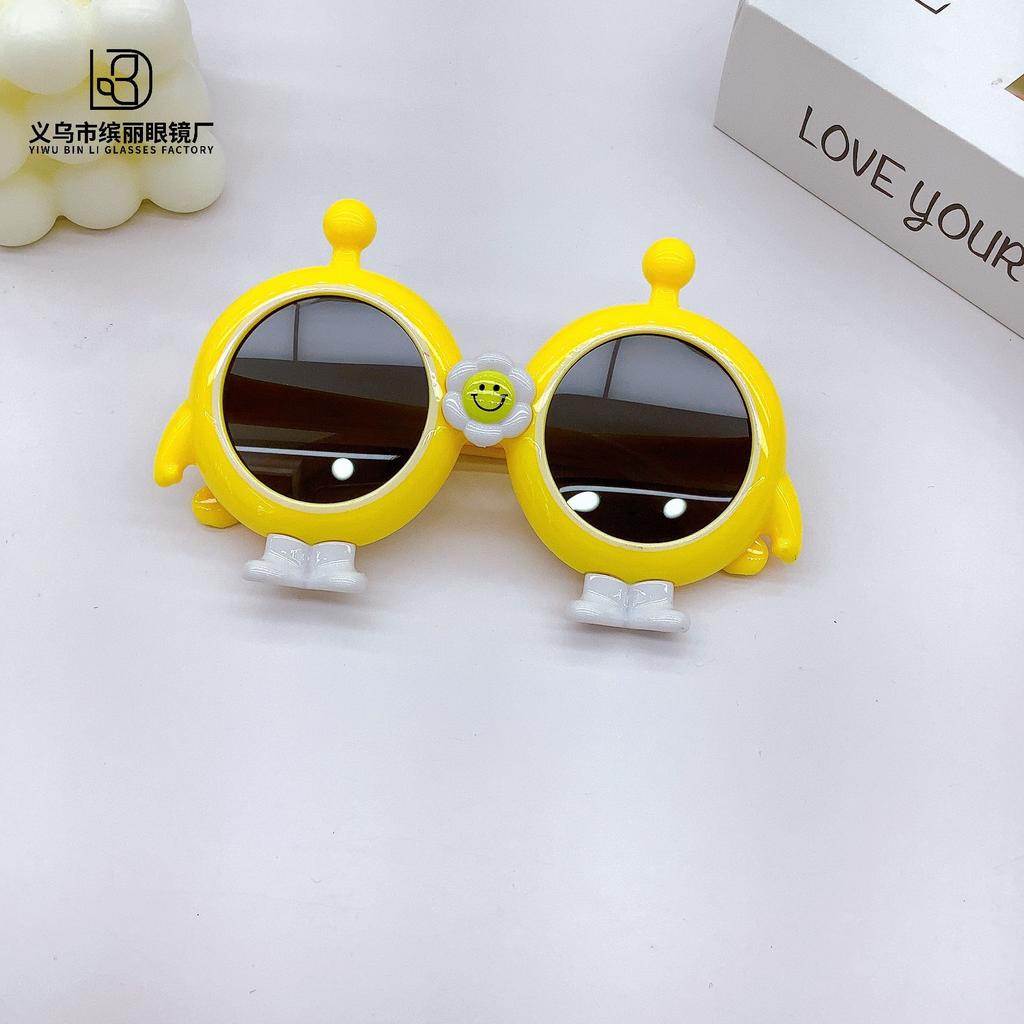 Egg Boy Children'S Pc Sunglasses Men'S And Women'S Sunglasses Cartoon Sunshade Glasses Children'S Sunscreen Glasses