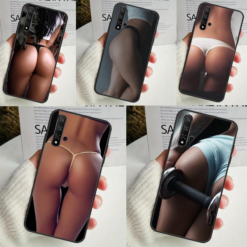 Чехол Sexy Girl Ass Bum для Huawei Nova 11i 3i 7i 5T 11 9 10 SE Y60 Y61 Y70 Y90 Y91 P20 P40 Lite P30 Pro Cover