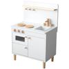 Air Rhizome Pretend Kitchen, Wooden, Stylish, Pretend Kitchen, Pretend Shop, Kids Kitchen That Can Also Be Used As a Shop, MILCO, White