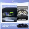 Для Peugeot 407 407SW 2004-2010 Цифровая приборная панель Панель приборов Спидометр Plug and Play Беспроводной CarPlay
