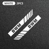 BAIS3 2025 2pcs Car Stripe Stickers Rearview Mirror Reflective Vinyl Decals Decoration For BMW F10 F13 F15 F16 F30 F34 F32 F31 E36 E60