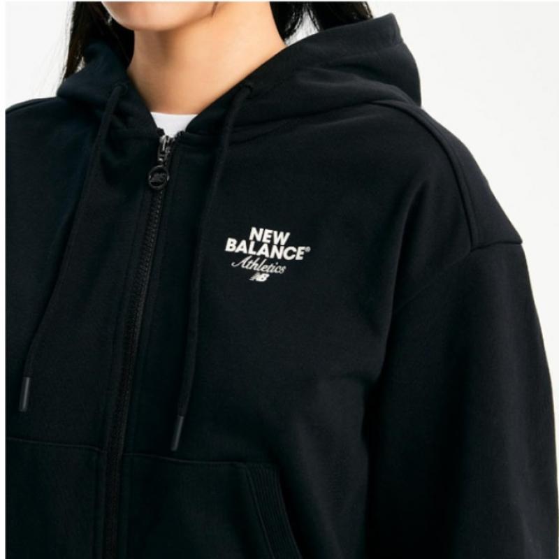 New Balance Half Club W New Essential Hoodie Zip Up nbmde1W232 19 Hoodie