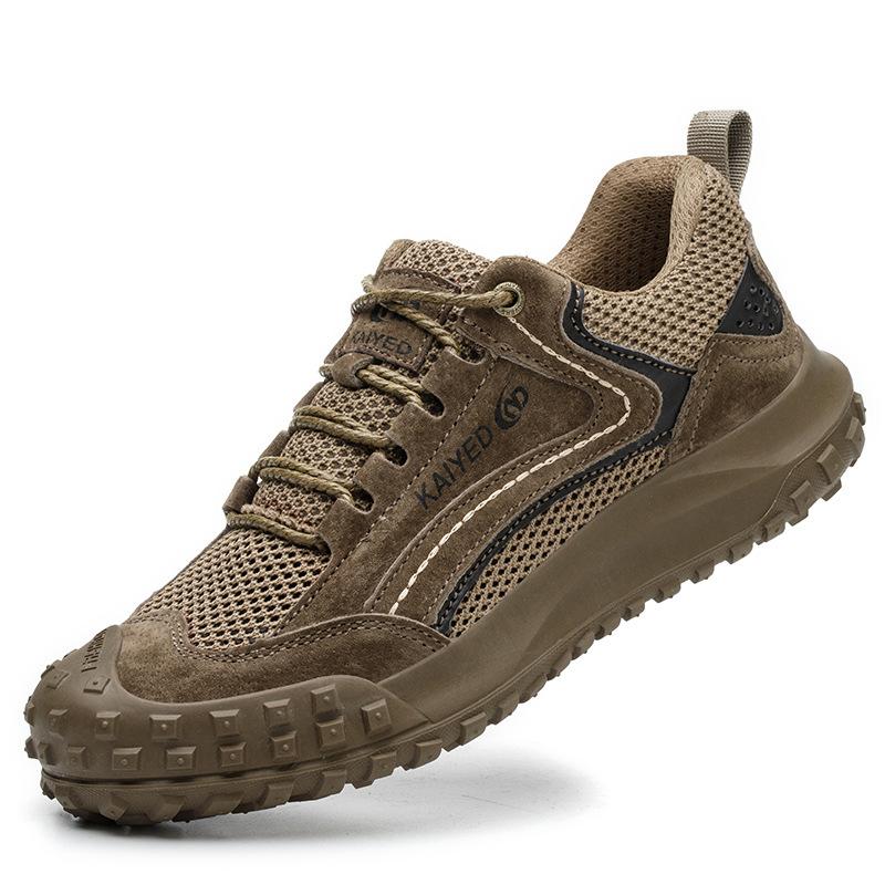Labor Insurance Shoes Men's Anti-smashing, Anti-piercing, Wear-resistant Soft-soled Steel Bag Head, Breathable Leather Anti-scalding Work Shoes