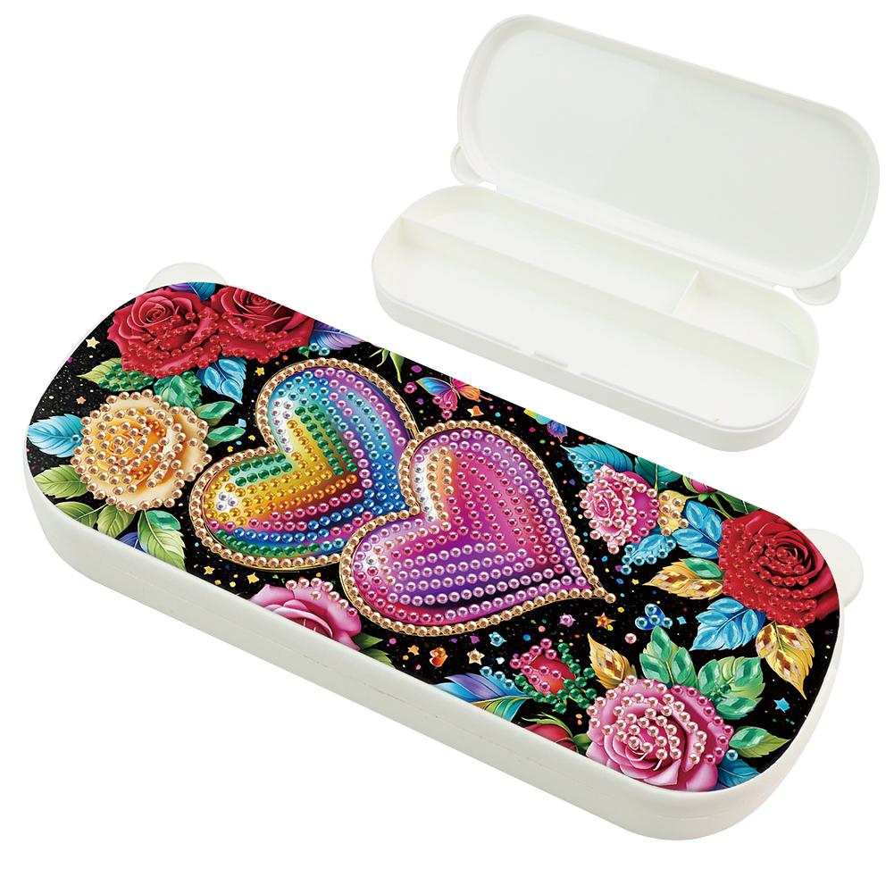 DIY Diamond Painting Pencil Case Multifunctional Storage Box for Pens Brushes Accessories Travel Pencil Case
