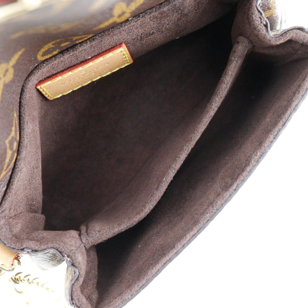 LOUIS VUITTON Micro Metis Shoulder Bag M81267 Brown Monogram canvas Women Used