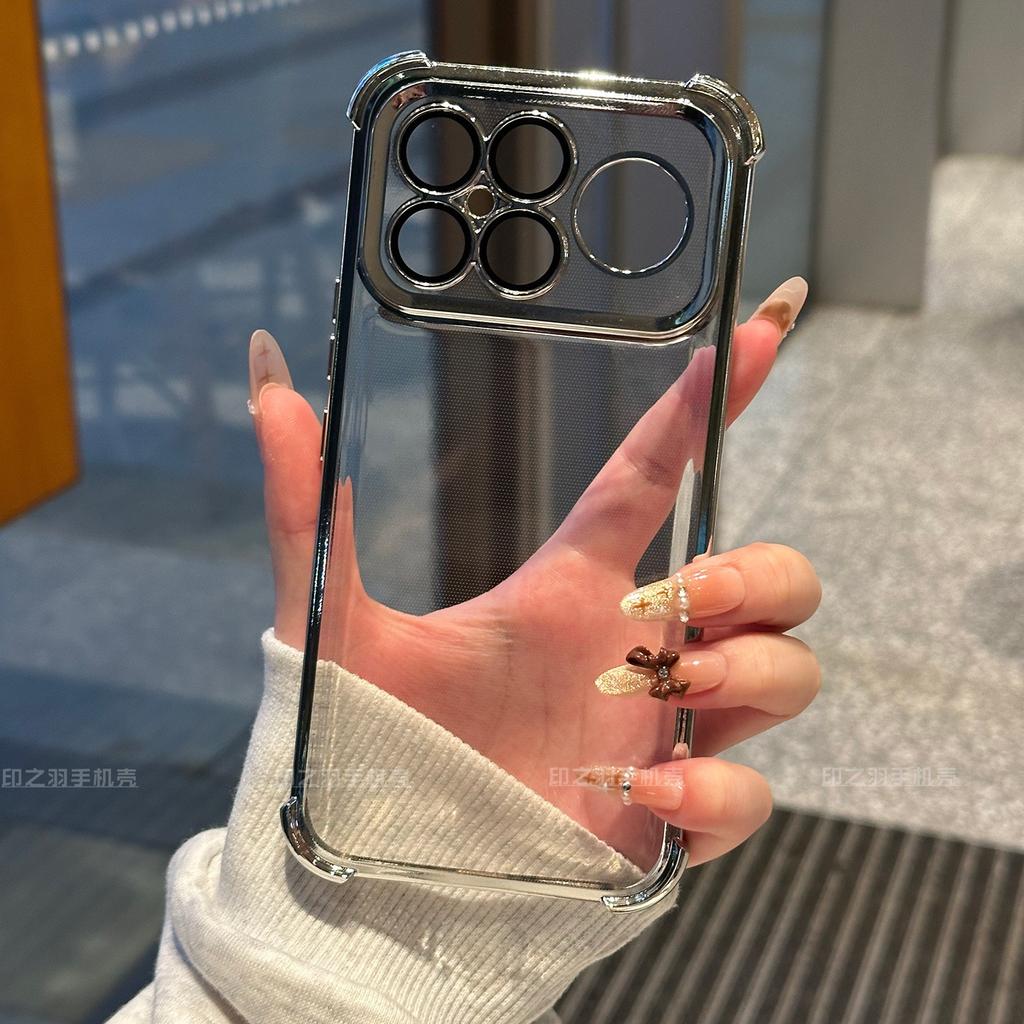 Поставляется с защитной пленкой для объектива, противоударным чехлом с подушкой безопасности, подходит для чехла мобильного телефона Redmi K11promax, новый гальванизированный прозрачный k11 четыре