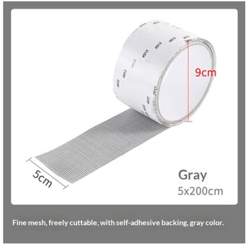 2M Window Screen Repair Tape With Strong Self Adhesive For Home Window Door Mesh Hole Fixing Anti Mosquito And Insects